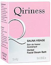 Aromatische Dampfbadtablette für Gesicht mit Kräutern - Qiriness Sauna Visage — Bild N2