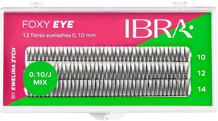 Wimpernbüschel 0,10/J Mix 120 St. - Ibra Foxy Eye — Bild N1