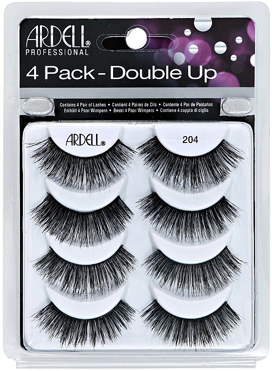 Set Künstliche Wimpern 8 St. - Ardell Double Up 4 Pack 204 Lashes — Bild N1