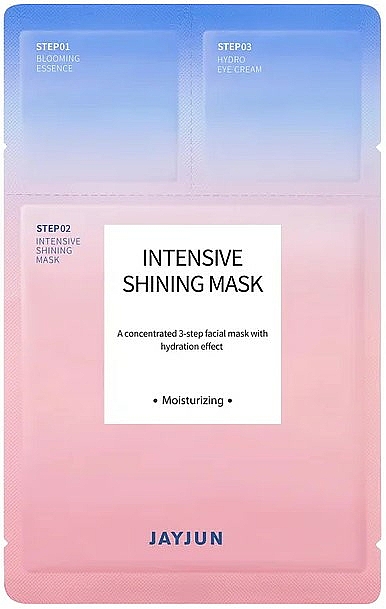 Feuchtigkeitsspendende Tuchmaske für das Gesicht in 3 Schritten für strahlende Haut - Jayjun Intensive Shining Mask — Bild N1