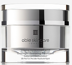 Gesichtscreme - Able Skincare Hyaluronic Acid Intensive Overnight Restoring Cream — Bild N1