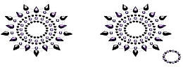 Düfte, Parfümerie und Kosmetik Tatospatches für Brust und Nabel schwarz-violett - Petits Joujoux Gloria Set Black-Purple