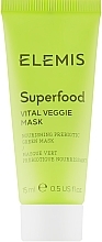 Düfte, Parfümerie und Kosmetik Energie nährende Maske - Elemis Superfood Vital Veggie Mask (Mini) 
