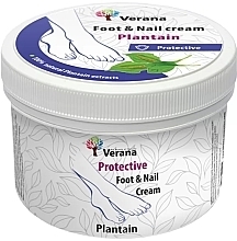 Düfte, Parfümerie und Kosmetik Schutzcreme für Füße und Nägel - Verana Protective Foot & Nail Cream Plantain