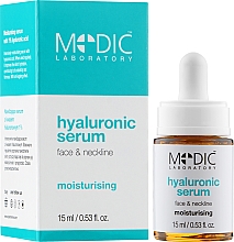 Feuchtigkeitsserum für Gesicht und Hals mit Hyaluronsäure - Pierre Rene Medic Laboratory Hyaluronic Serum Face & Neckline Moisturising — Bild N3