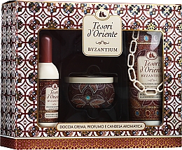 Düfte, Parfümerie und Kosmetik Tesori d`Oriente Byzantium - Duftset (Eau de Parfum 100ml + Duschgel 250ml + Duftkerze)