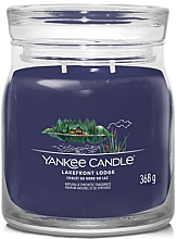 Düfte, Parfümerie und Kosmetik Duftkerze im Glas Lakefront Lodge mit 2 Dochten - Yankee Candle Singnature