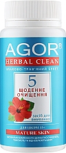 Düfte, Parfümerie und Kosmetik Reinigungsmaske für die Haut №5 35+ - Agor Herbal Clean Nature Skin