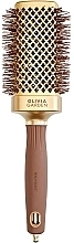 Rundbürste 50 mm - Olivia Garden Expert Blowout Straight Wavy Bristles Gold & Brown  — Bild N1