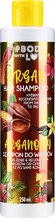 Haarshampoo mit Argan - Body with Love Argan hair Shampoo — Bild N1