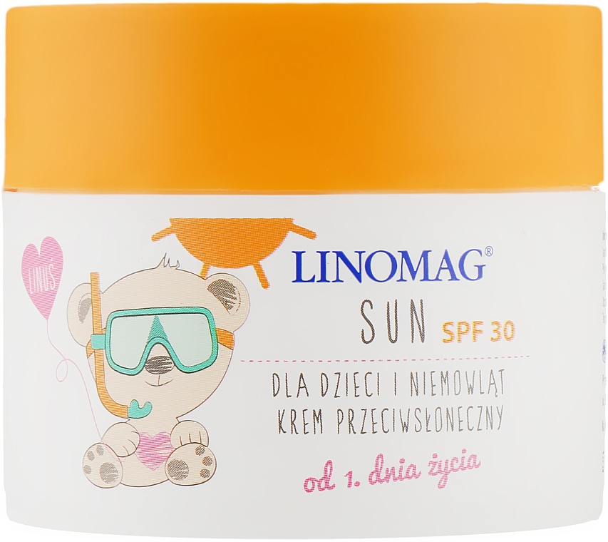 Sonnenschutzcreme für Kinder - Linomag Sun Cream SPF 30 — Bild N1