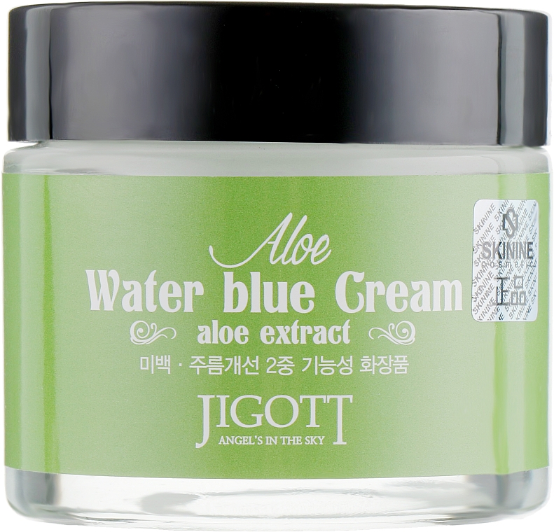 Beruhigende Gesichtscreme mit Aloe-Extrakt - Jigott Aloe Water Blue Cream — Bild N2