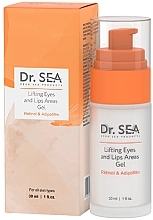 Düfte, Parfümerie und Kosmetik Lifting-Gel für die Augen- und Lippenpartie  - Dr. Sea Lifting Eyes And Lips Areas Gel 