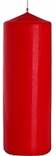 Zylindrische Kerze 80x250 mm rot - Bispol — Bild N1