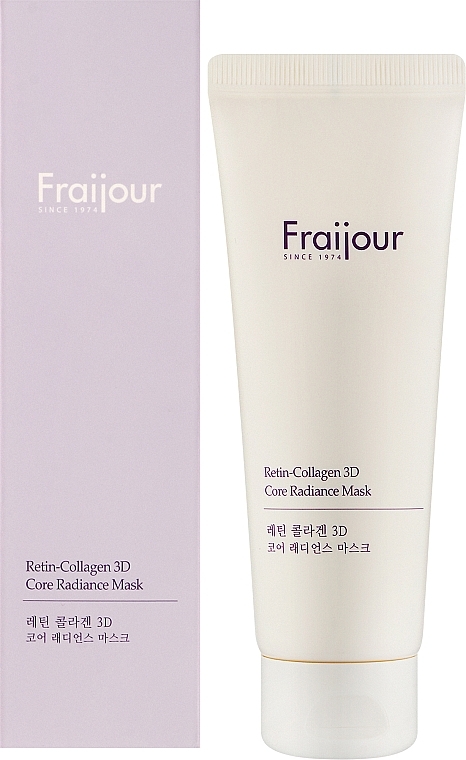 Straffende Gesichtsmaske für die Nacht mit Kollagen und Retinol  - Fraijour Retin-Collagen 3D Core Radiance Mask  — Bild N2