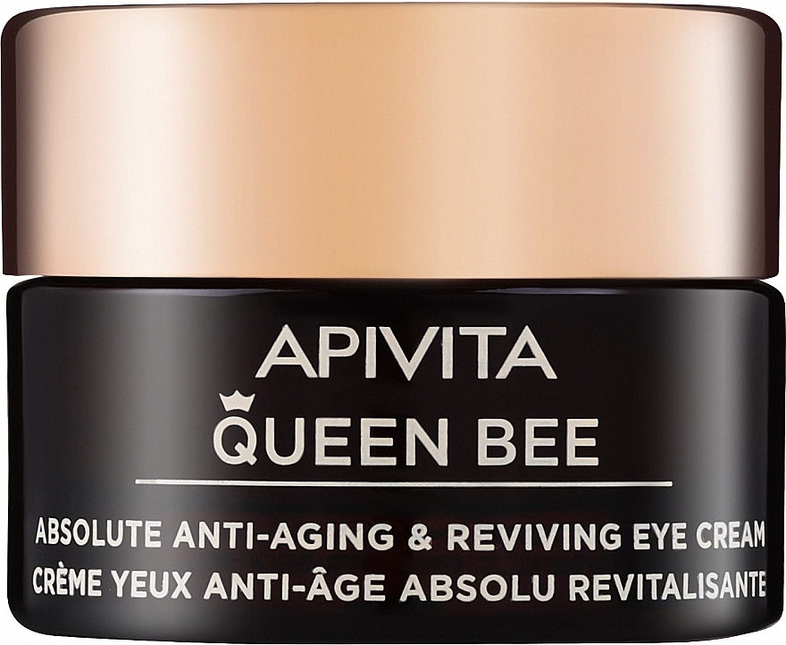 Anti-Aging Augenkonturcreme mit griechischem Gelée Royale in Liposomen - Apivita Queen Bee Holistic Age Defence Eye Cream — Bild N1