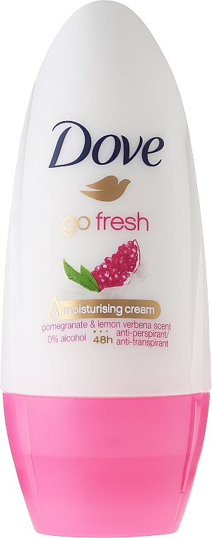 Deo Roll-on Antitranspirant - Dove Go fresh Pomegranate & Lemon Verbena Deodorant — Bild N1