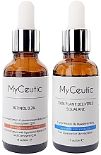 Gesichtspflegeset - MyCeutic Retinol Skin Tolerance Building Retinol 0.3% Squalane Set 1 (Gesichtsserum 30mlx2) — Bild N1
