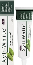 Zahnpasta-Gel mit Pfefferminzöl - Now Foods XyliWhite Refreshmint Toothpaste Gel — Bild N2