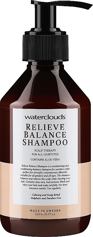 Ausgleichendes und beruhigendes Shampoo mit Aloe Vera für alle Haartypen - Waterclouds Relieve Balance Shampoo — Bild N1