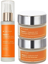 Düfte, Parfümerie und Kosmetik Set - Dr. Eve_Ryouth Vitamin C + Hyaluronic Acid (d/cr/50ml+n/cr/50ml+ser/60ml)