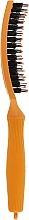 Gebogene Haarbürste gelb - Olivia Garden Fingerbrush Bloom Sunflower — Bild N2