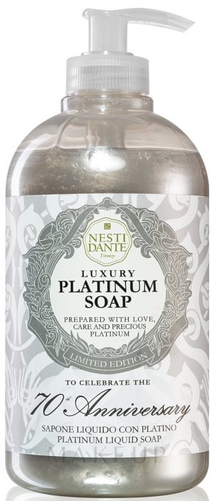 Luxuriöse Flüssigseife mit Platin - Nesti Dante Luxury Platinum Soap — Bild 500 ml