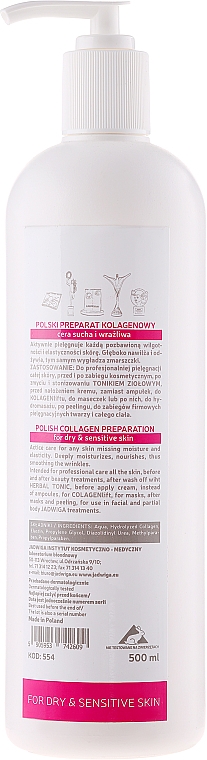 Gesichtslotion mit Kollagen - Jadwiga Polish Collagen Preparation — Bild N2