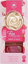 Aromadiffusor Erdbeeren und Sahne - La Casa De Los Aromas Reed Diffuser Strawberry & Cream — Bild N1