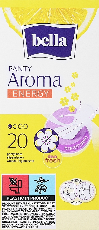 Slipeinlagen Panty Aroma Energy Exotic Fruits 20 St. - Bella