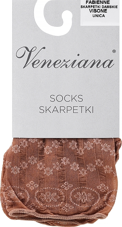 Socken für Frauen Fabienne 20 Den visone - Veneziana — Bild N1