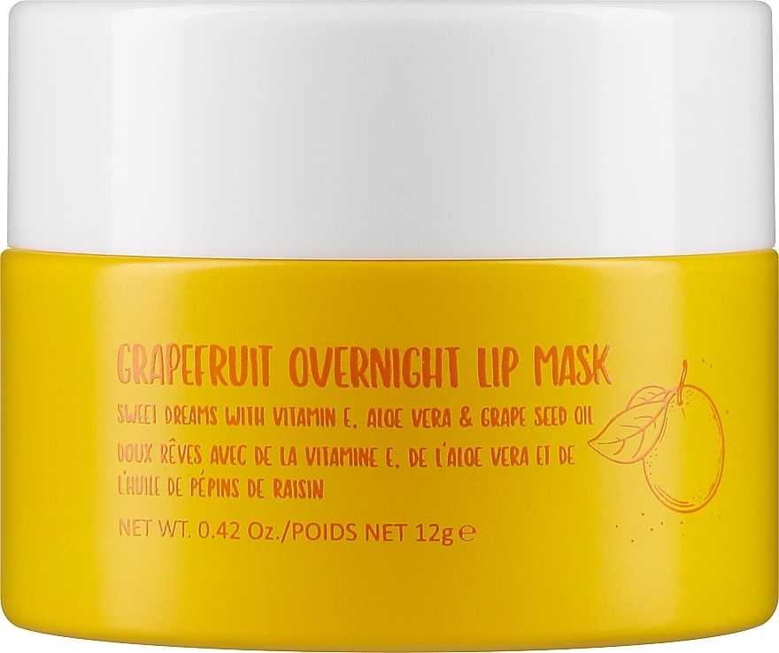 Lippenmaske für die Nacht Grapefruit - W7 Grapefruit Overnight Lip Mask  — Bild N1