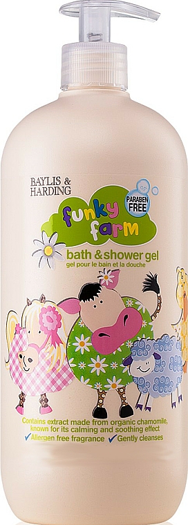 Bade- und Duschgel für Kinder - Baylis and Harding Funky Farm Bath and Shower Gel — Bild N1