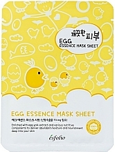 Düfte, Parfümerie und Kosmetik Tuchmaske für das Gesicht mit Eigelb-Extrakt - Esfolio Pure Skin Egg Essence Mask Sheet