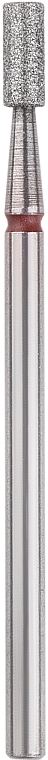 Diamant-Nagelfräser Zylinder 2,5 mm L-6,0 mm rot - Head The Beauty Tools — Bild N1