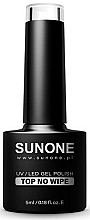 Düfte, Parfümerie und Kosmetik Gel-Nagelüberlack ohne klebrige Schicht - Sunone UV/LED Gel Polish Top No Wipe