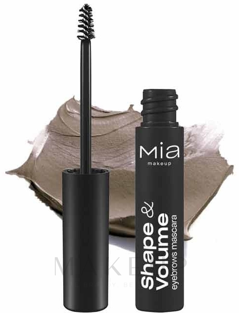 Wimperntusche für Augenbrauen - Mia Makeup Shape & Volume Eyebrow Mascara — Bild 01 - Blonde