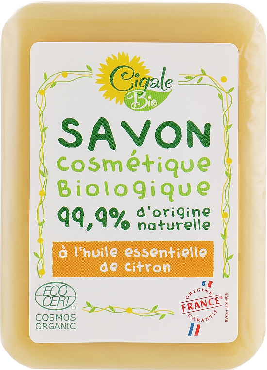 Belebende Seife mit Glyzerin und Zitronenöl - La Cigale Bio Soap — Bild N1