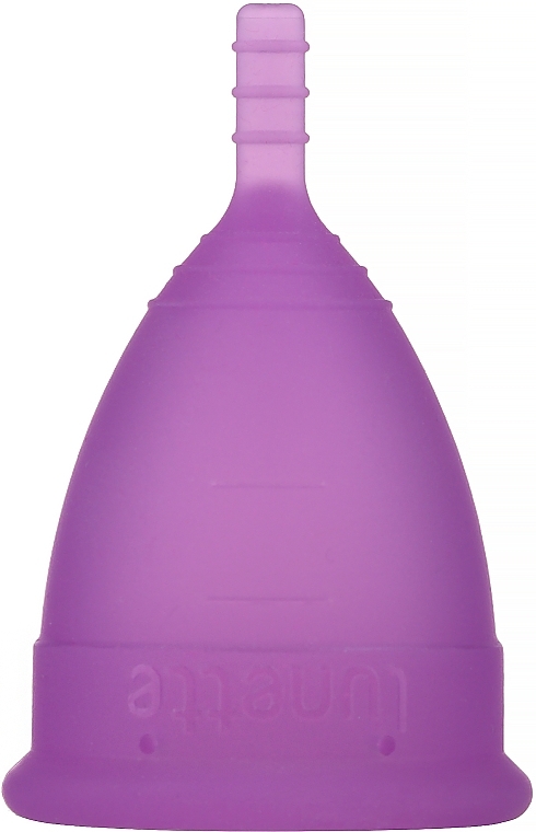Menstruationstasse Modell 2 lila - Lunette Reusable Menstrual Cup Purple Model 2 — Bild N2