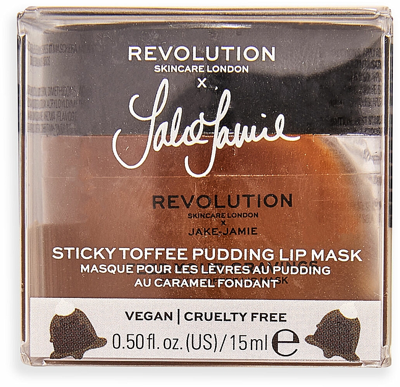 Feuchtigkeitsspendende Lippenmaske - Revolution Skincare X Jake Jamie Sticky Toffee Pudding Lip Mask — Bild N3