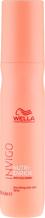 Pflegendes und glättendes Spray für trockenes und geschädigtes Haar - Wella Professionals Invigo Nutri-Enrich Nourishing Antistatic Spray — Bild N1