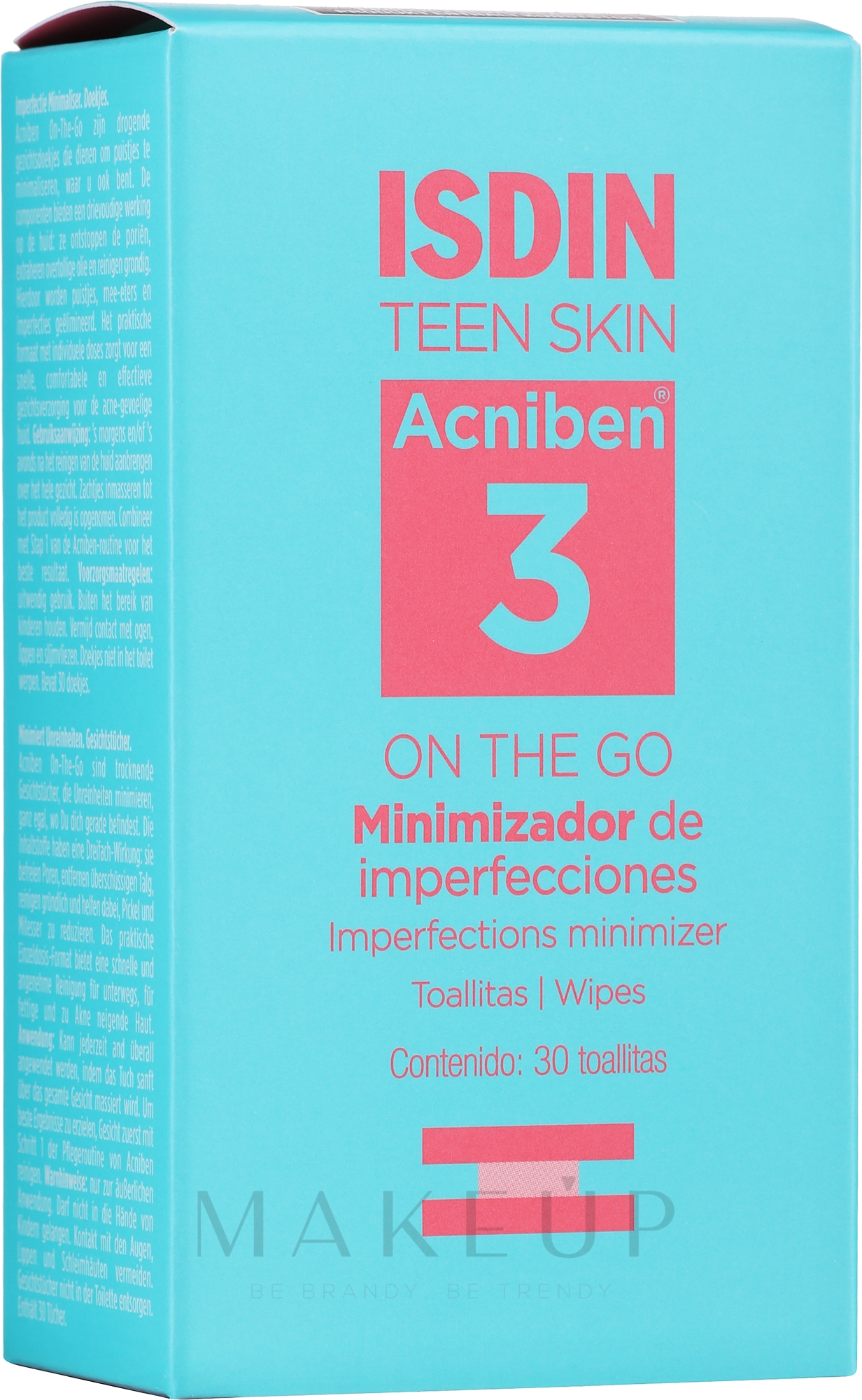 Gesichtsreinigungstücher - Isdin Teen Skin Acniben — Bild 30 St.
