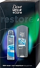 Set - Dove Men + Care Restore Set (sh/gel/400ml + deo/150ml) — Bild N1