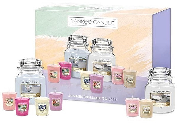 Set - Yankee Candle Summer Collection 2023 (Kerze 2x411g + Kerze 6x49g)  — Bild N1