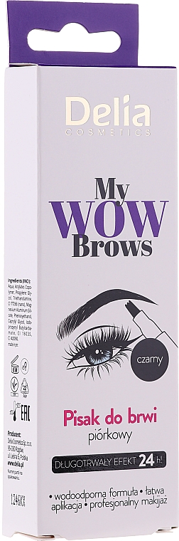 Augenbrauenmarker - Delia Cosmetics My Wow Brows — Bild N2