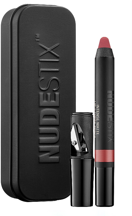 2in1 Lippenstift und Rouge - Nudestix Intense Matte Lip + Cheek Pencil — Bild N1