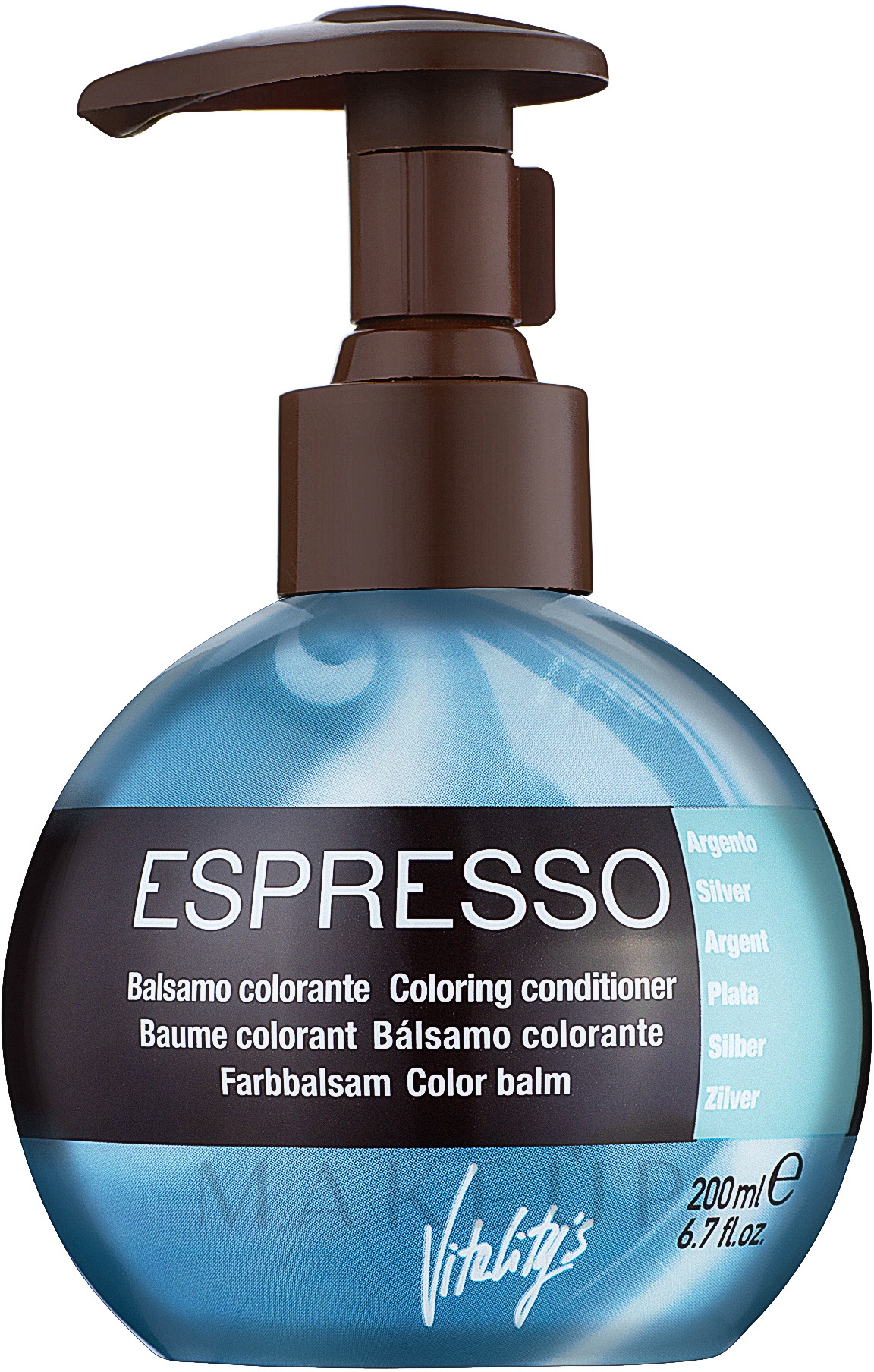 Revitalisierender und pflegender Farbbalsam für alle Haartypen - Vitality's Art Espresso — Bild 07 - Silber