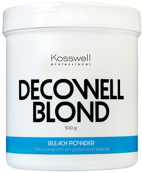 Aufhellender Haarpuder Anti-Gelbstich - Kosswell Professional Decowell Blond — Bild N3