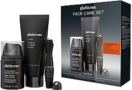 Düfte, Parfümerie und Kosmetik Set - Etre Belle Platinmen Face Care Set (sh/gel/100ml + f/balm/50ml + eye/serum/15ml)