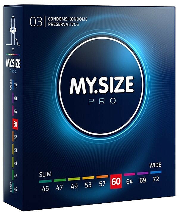 Latex-Kondome Größe 60 3 St. - My.Size Pro — Bild N1